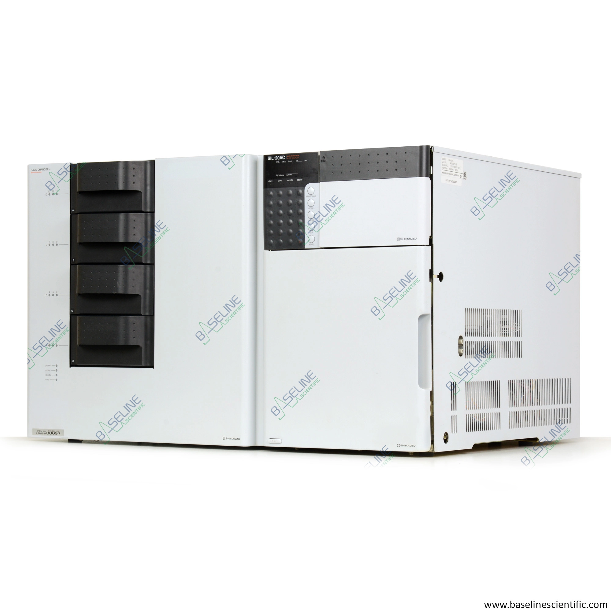 Shimadzu SIL-20AC Prominence UFLC Autosampler and Rack Changer with ONE YEAR WARRANTY