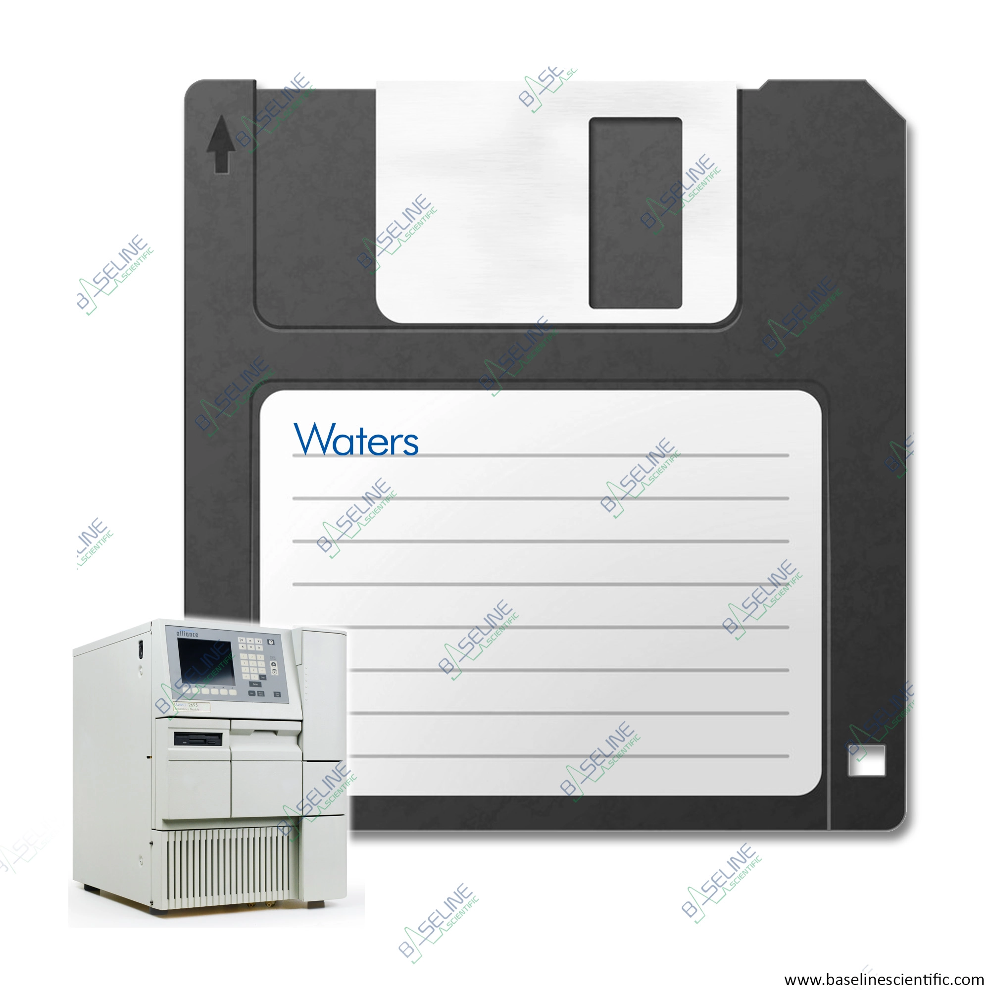 Waters 2695 2690 Firmware Upgrade Kit Floppy Disk Version 2.04 P/N: 667001656
