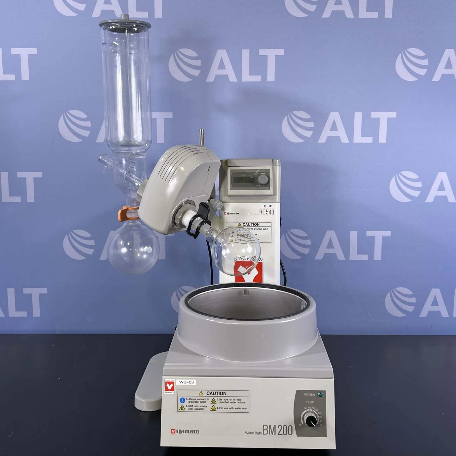 Yamato  RE540 Rotary Evaporator With BM200 Water Bath