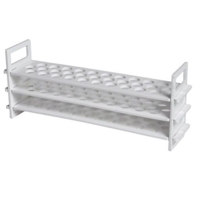 United Scientific 16 mm X 31 Tubes, Test Tube Rack, PP, 3-Tier 77707