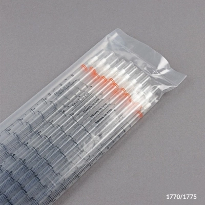 Globe Scientific 10mL, Serological Pipette, PS, Standard Tip, 345mm, Non-Sterile Orange BOX/250 1775