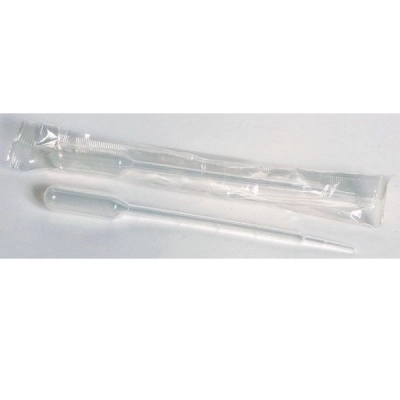 United Scientific 1 ml Pasteur Pipettes, LDPE, Sterile, Individually Wrapped P31202