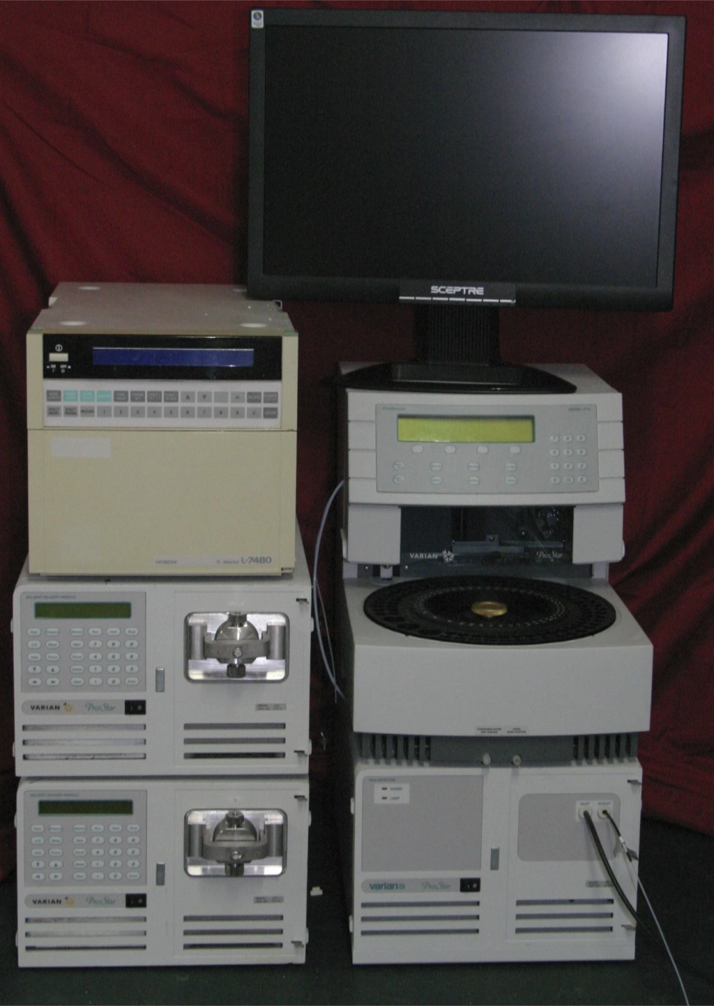 Varian Diode Array HPLC System with Fluorescence Detector, Varian Diode Array HPLC System with Fluorescence Detector varian H