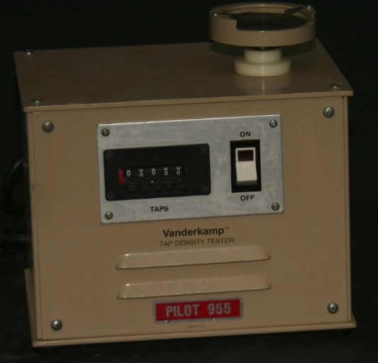 Vanderkamp Tap Density Tester Model 10-700, tested and working subject to prior sale please inquire for availability on this