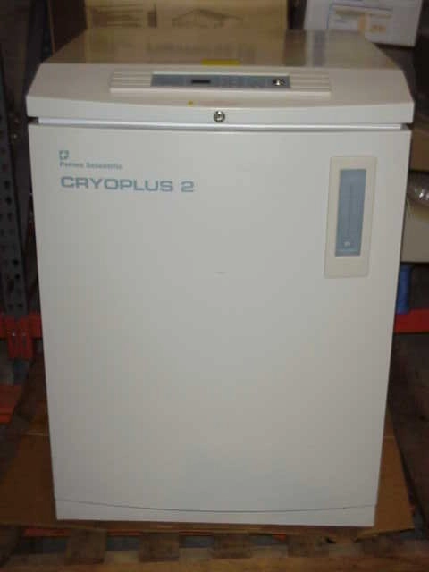 used Cryostorage Forma  Model 7402 Cryoplus 2 Nitrogen Forma 7400 Series Thermo Forma 7400 Series Liquid Nitrogen Storage use