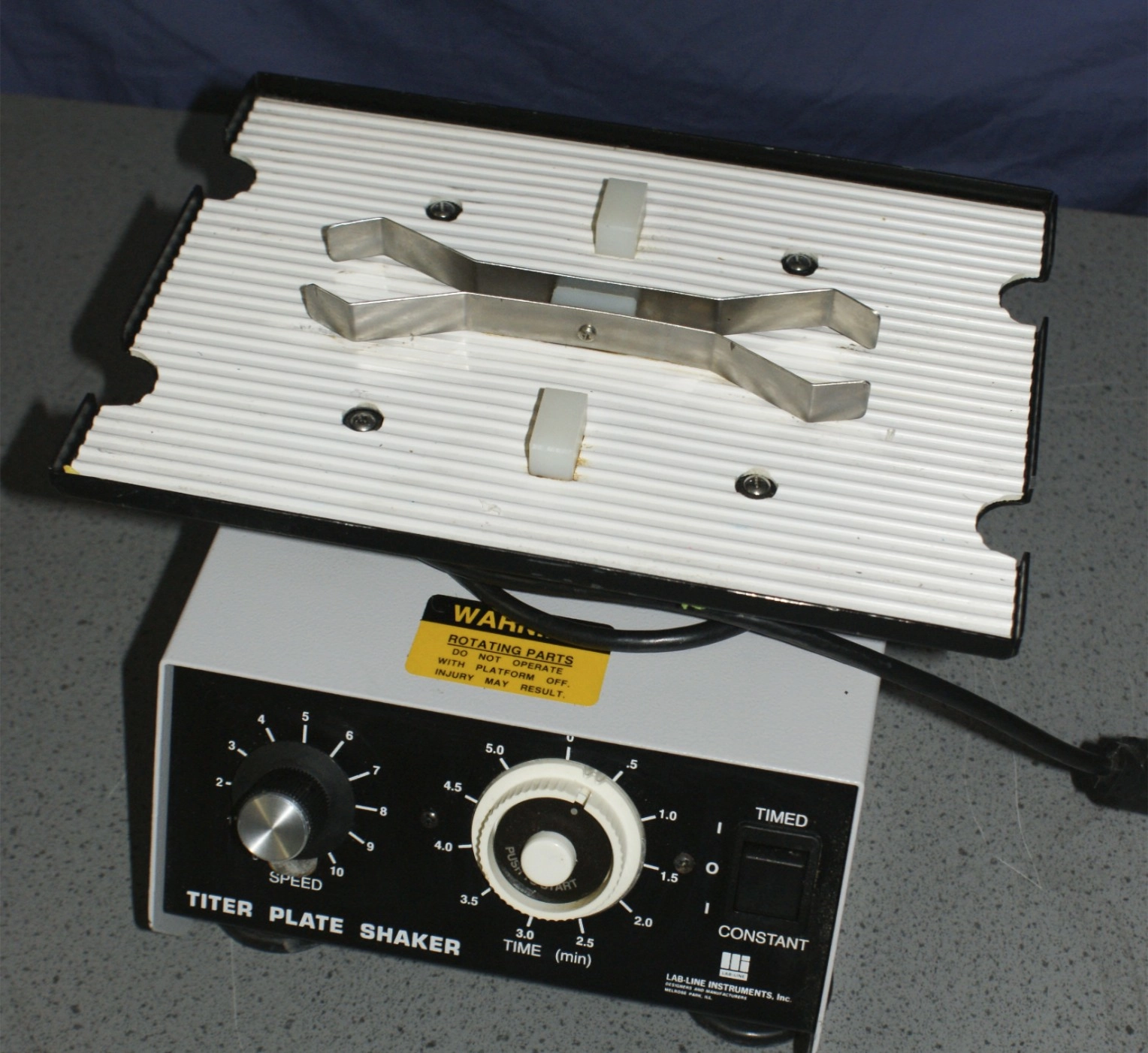 Lab-Line 4625 Labline 4625 Titer Plate Shaker with Platform tested