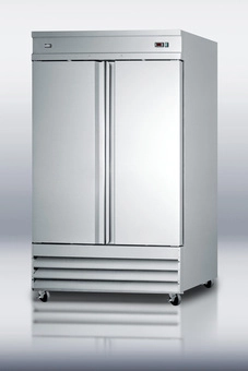 Summit Refrigeration SCRR490 Summit SCRR490 Refrigerator new Stainless Steel Double Door Refrigerator new discounted low pric