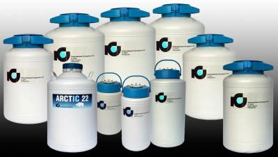 Liquid Nitrogen Tanks to Store Samples LN2 Refrigerator Dewar Group Designed for extended cryogenic storage of biological spe