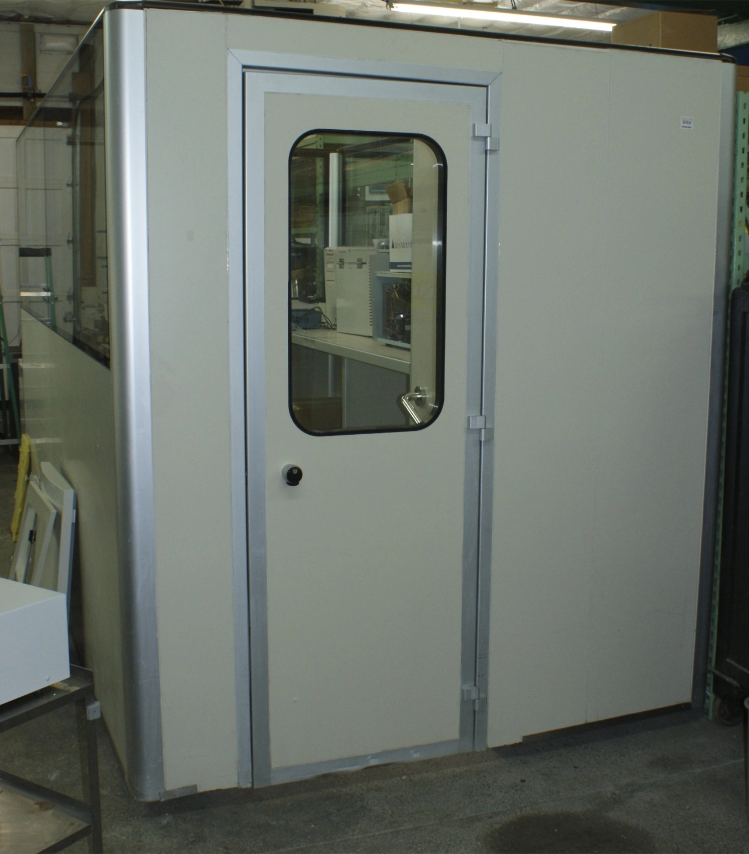 Work Space Enclosure Portable Room with Built-in Bench