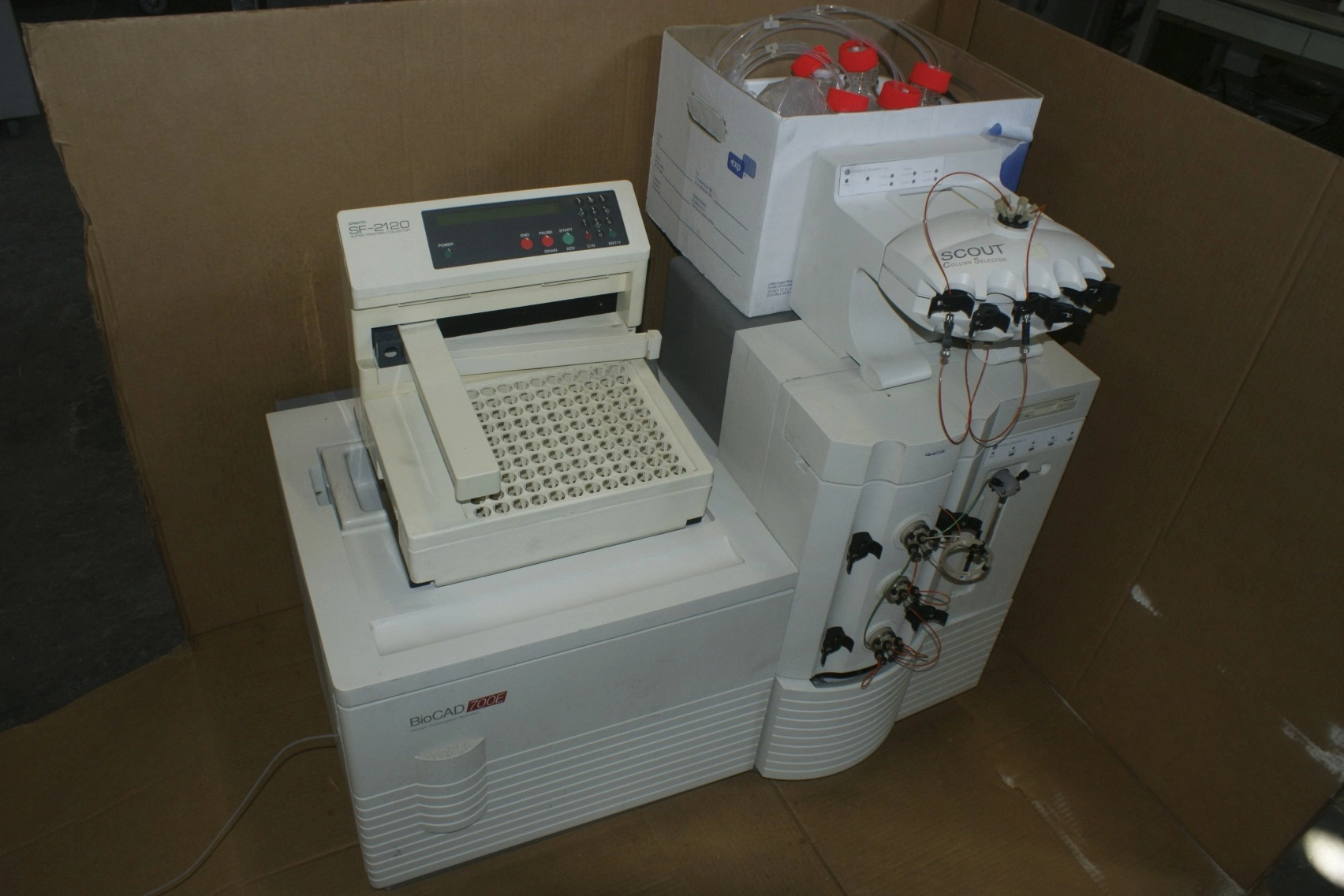 Perseptive Biosystems Biocad BIOCAD Perfusion 700E Perfusion Prep HPLC Systems Biocad 700E Biocad Perfusion System used nice