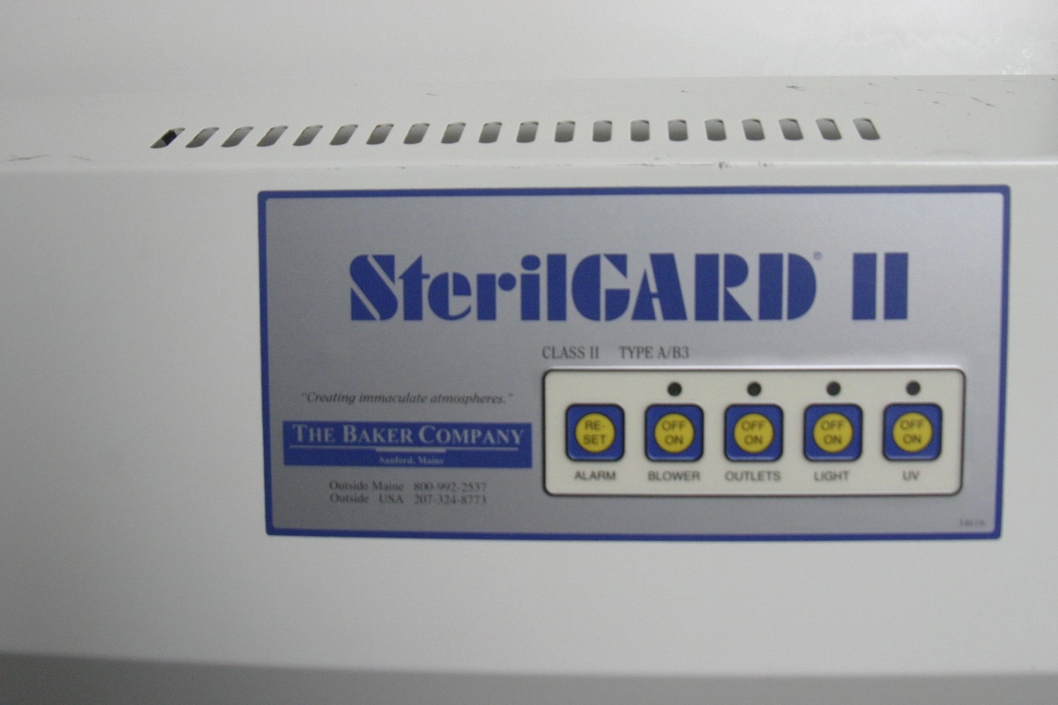 Baker Sterilguard II SG600 Hood