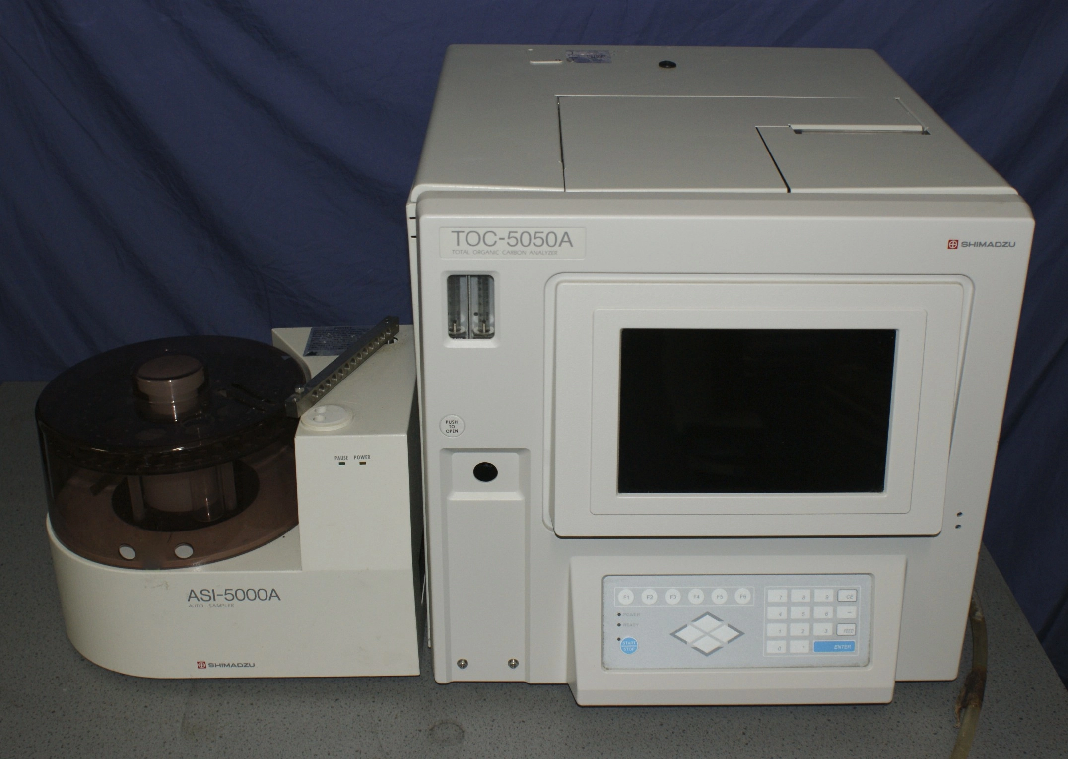Shimadzu TOC-5050A with Shimadzu ASI-5000A Autosampler for TOC