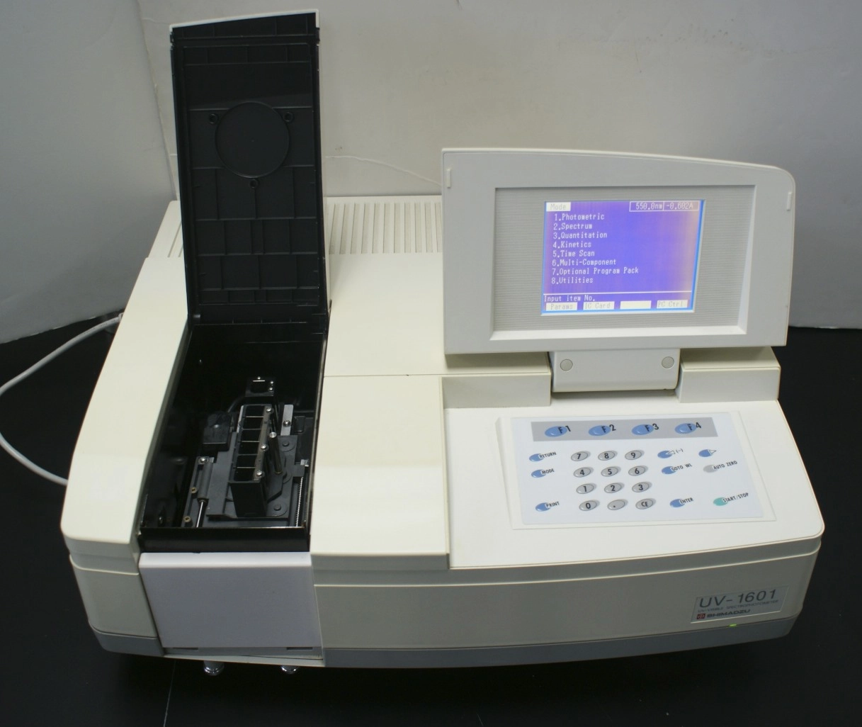 Shimadzu UV-1601 Spectrophotomter Shimadzu UV-1601 UV-VIS spectrometer Shimadzu UV1601 Shimadzu UV-1601 used