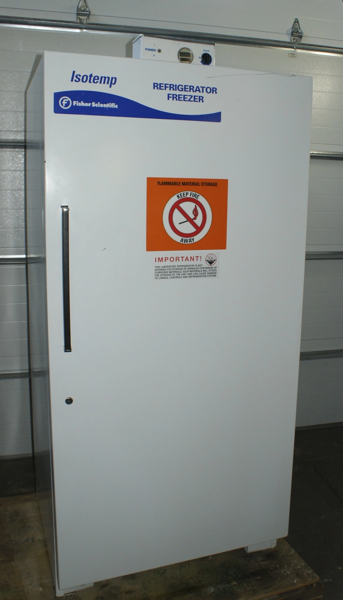 Isotemp Flammable Material Storage Refrigerator/Freezer used nice Fisher 13-986-425D 25 cu. ft. FMS Refrigerator Freezer not