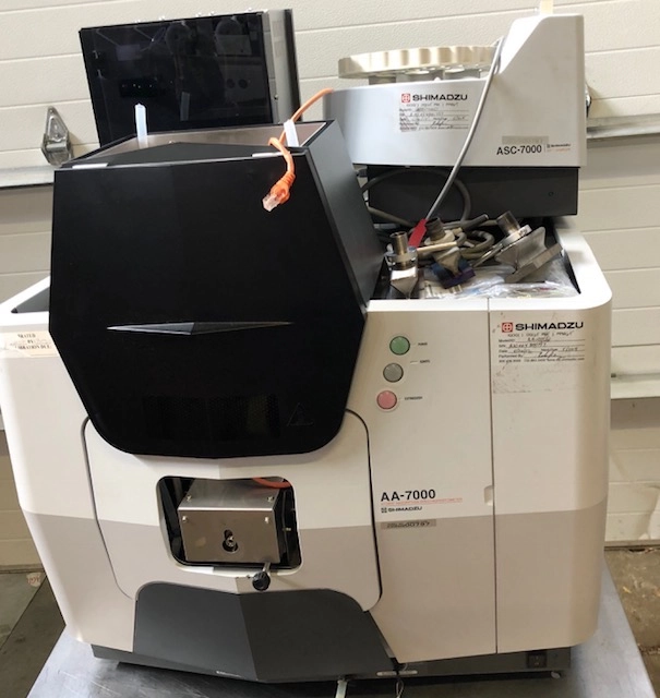 SHIMADZU AA-7000 Atomic Absorption Spectrometer  -includes SHIMADZU ASC-7000 Autosampler  -includes SHIMADZU ASC-7000 HYDRIDE