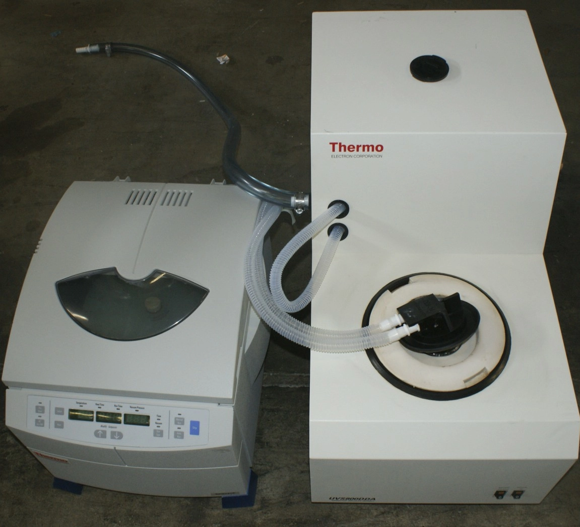 Thermo Savant SPD121P SpeedVac Concentrator System with SpeedVac Concentrator System with Universal Vacuum System Model Therm