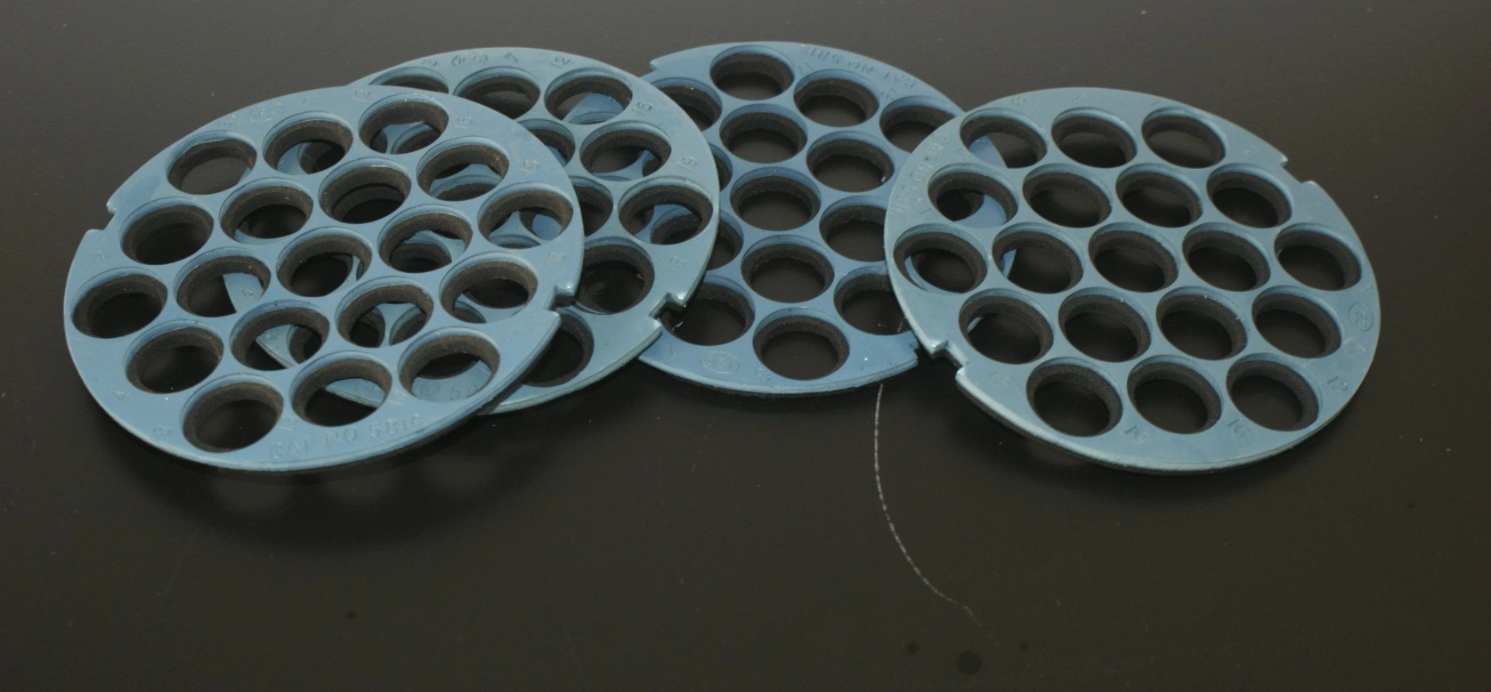 IEC 5876 INSERTS used 4 piece blue