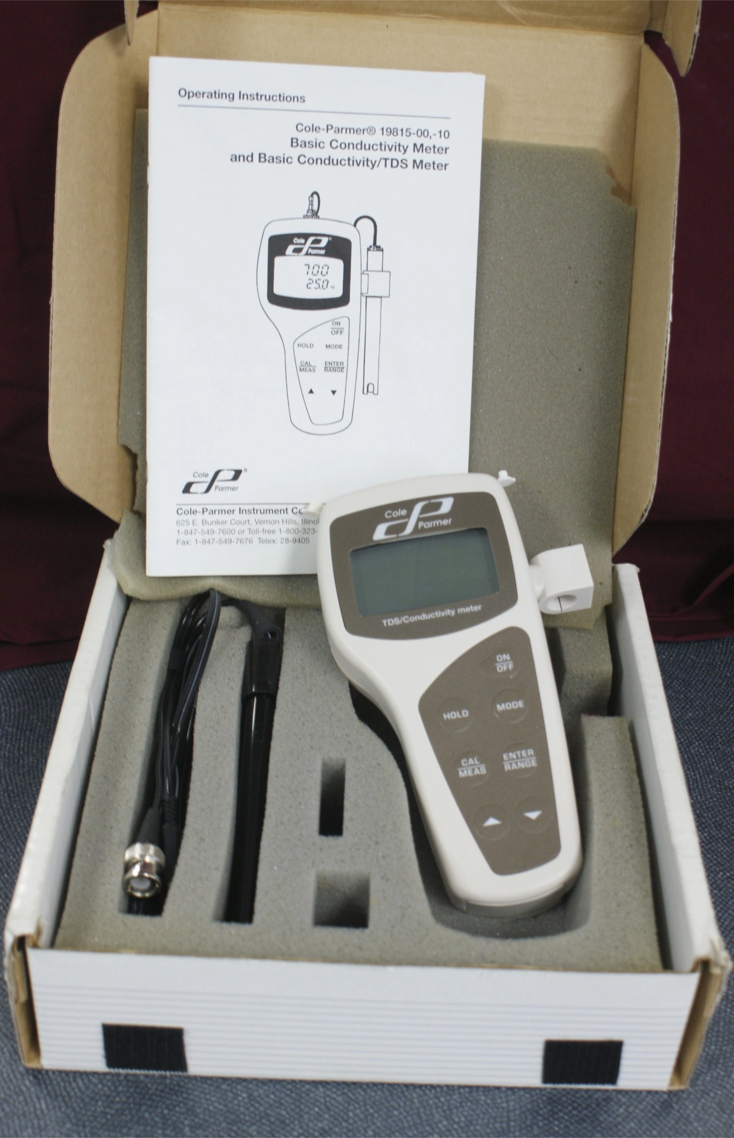 Cole-Palmer 19815 Conductivity meter Cole-Palmer 19815 TDS/Conductivity meter Portable used like new