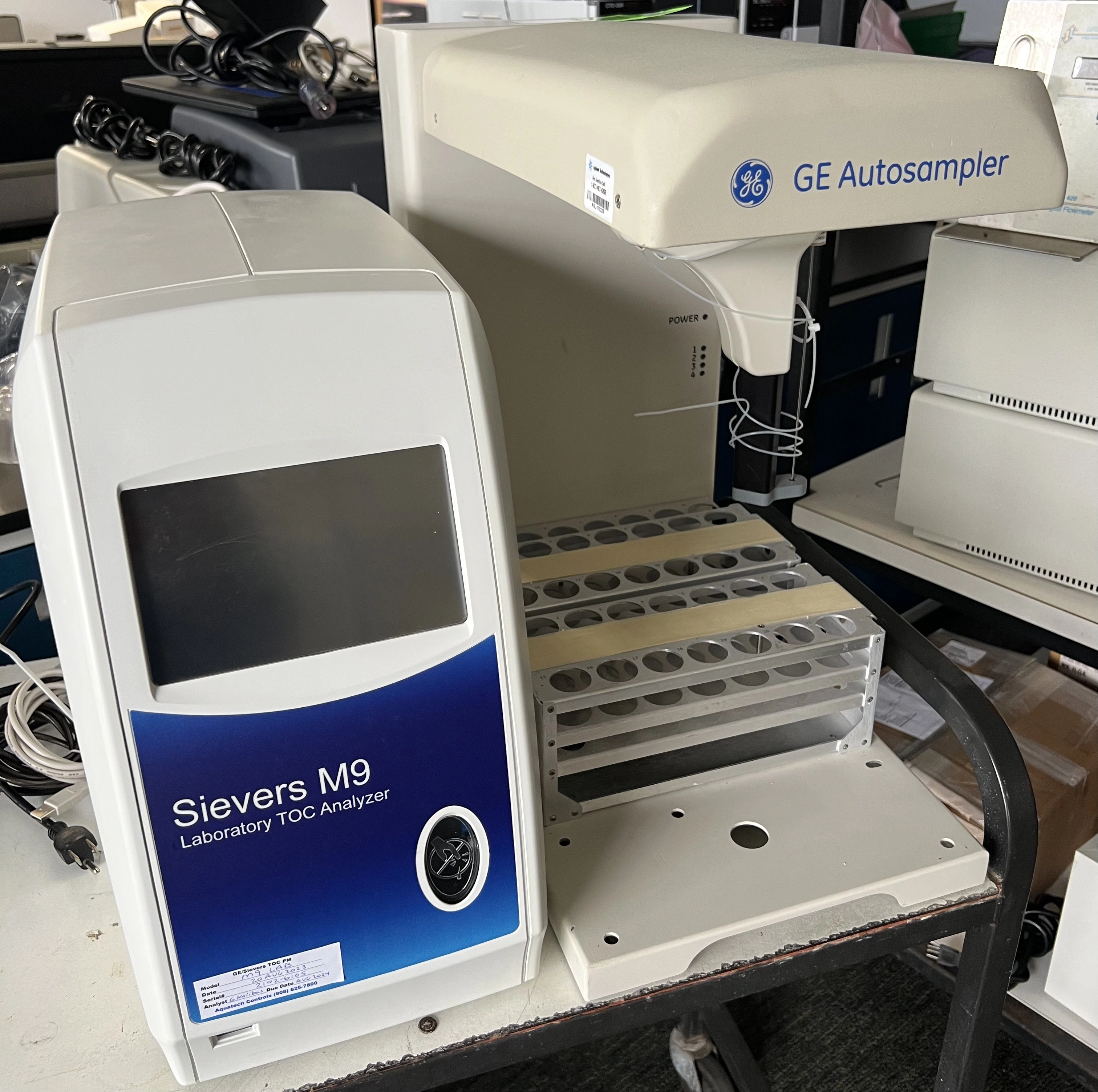 Sievers SUEZ M9 TOC with Sievers Autosampler Calibrated SUEZ M9