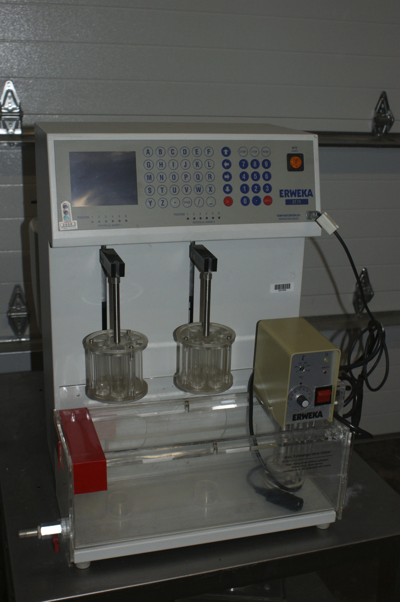 ERWEKA ZT 72 ZT72 DISINTEGRATION TEST STATION Erweka