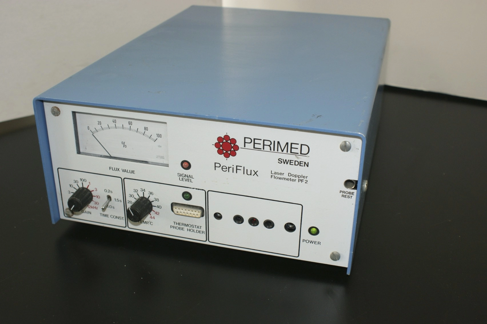 PERIMED SWEDEN PERIFLUX Laser Doppler Flowmeter PF2 Periflux PF2 PERIMED PF2 used excellent condition