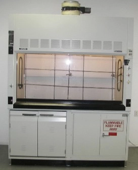 Fume Hood with Base Cabinets 6 foot and top NEW Fume Hoods with New Fume Hood Safety Base cabinets NEW