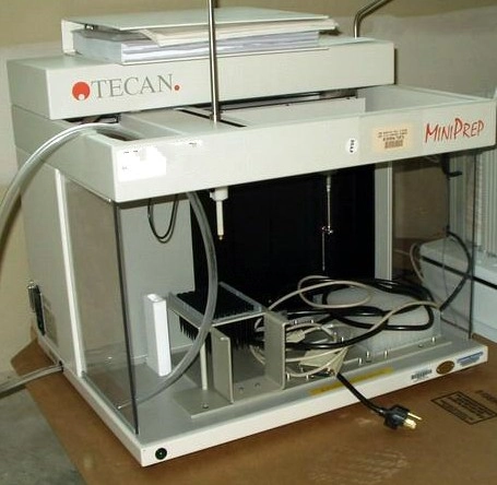 Tecan/Cavro MSP9000 MiniPrep liquid handler, single channel, p/n 72687