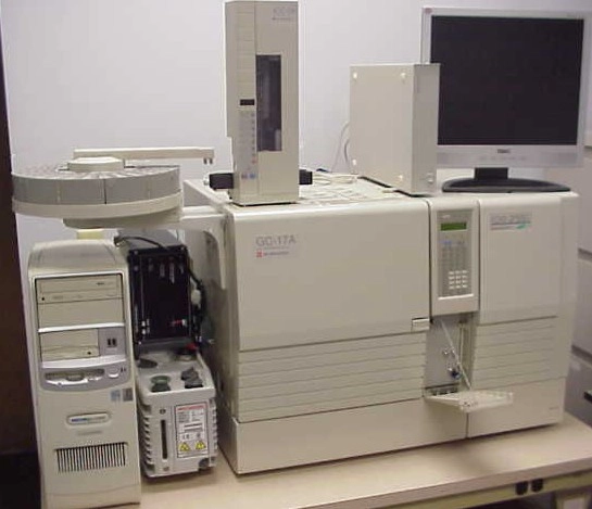 Shimadzu Gas Chromatograph-Mass Spectrometer Shimadzu GC-17A GC Shimadzu QP-5050a MS Shimadzu GC_MS High grade gas chromatogr