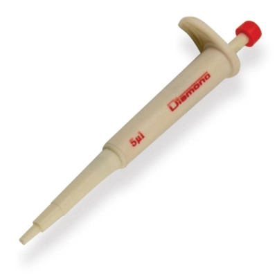 Globe Scientific Pipette, Diamond Jr., 5uL, Orange, Autoclavable 3322-5