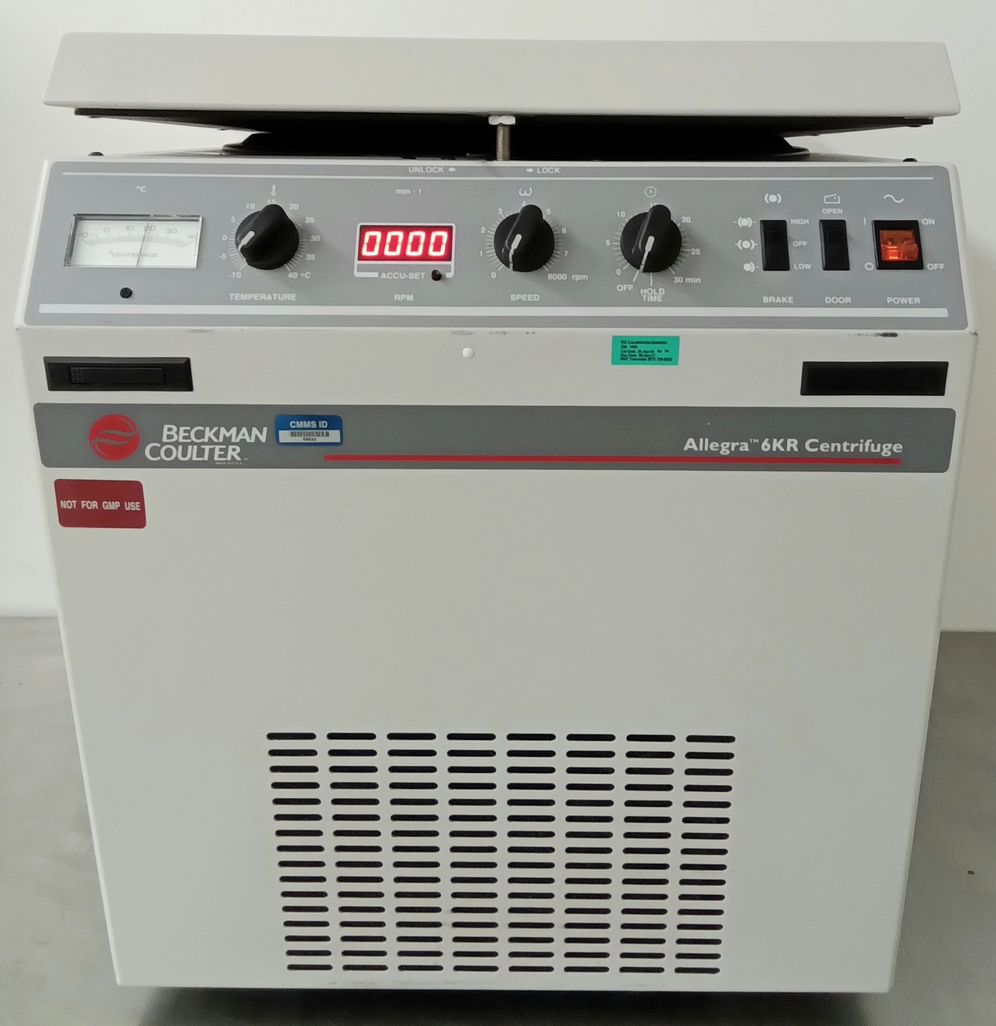 Beckman Coulter Allegra 6KR Refrigerated Centrifuge - 3368424