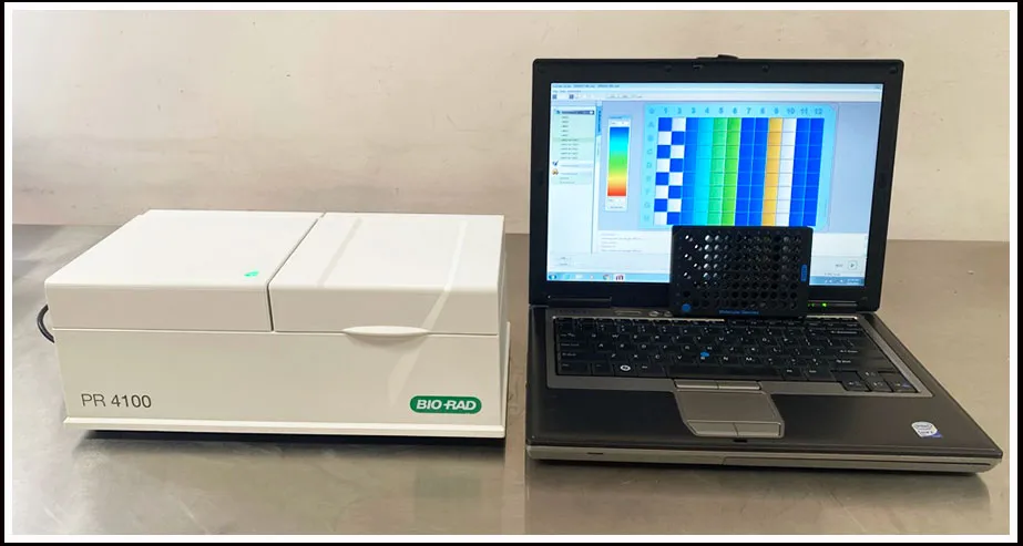 Bio-Rad PR-4100 Absorbance Microplate Reader COMPLETE w WARRANTY