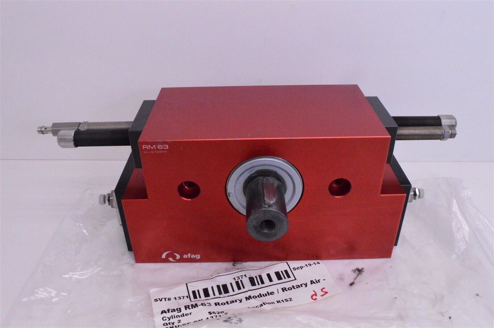Afag RM-63 Rotary module / rotary air cylinder RM6