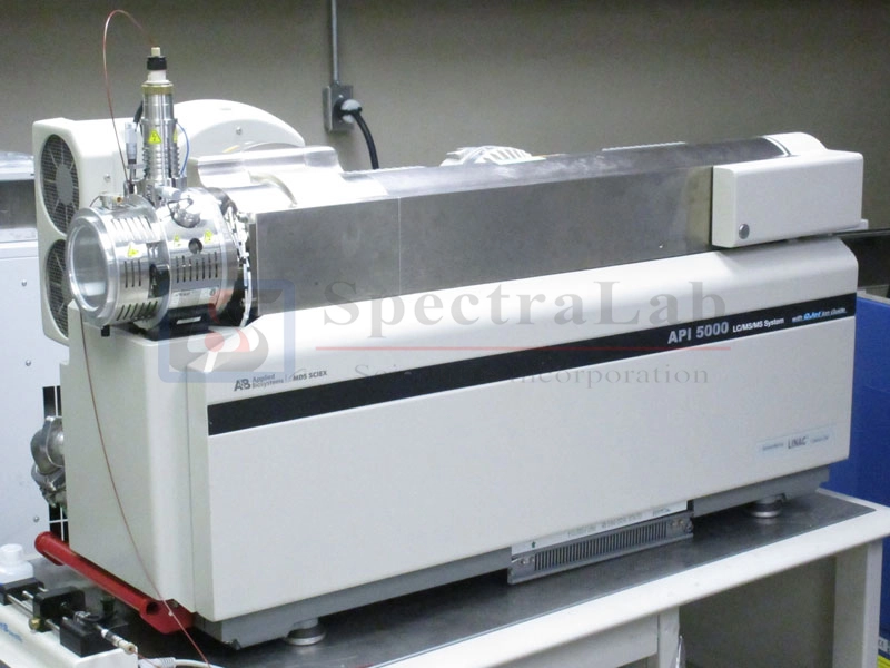 AB Sciex API 5000 LC/MS/MS with QJet Ion Guide, Accelerated by LINAC Collision Cell