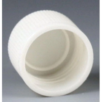 Globe Scientific Cap, Screw, for False Bottom Tubes with Threads, White, Bulk Case of 1500 5528B