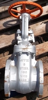 KITZ 6" 150 FLANGED RAISED FACE GATE VALVE 6-150 STEEL WCB 69R6