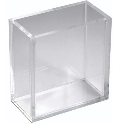 United Scientific 6cm X 3cm X 6.2cm High Rectangular Refraction Cell, Acrylic RCRC01