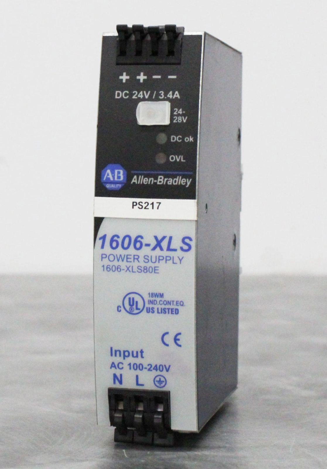 Allen-Bradley 1606-XLS80E Power Supply Module 100-240VAC, 24-28VDC