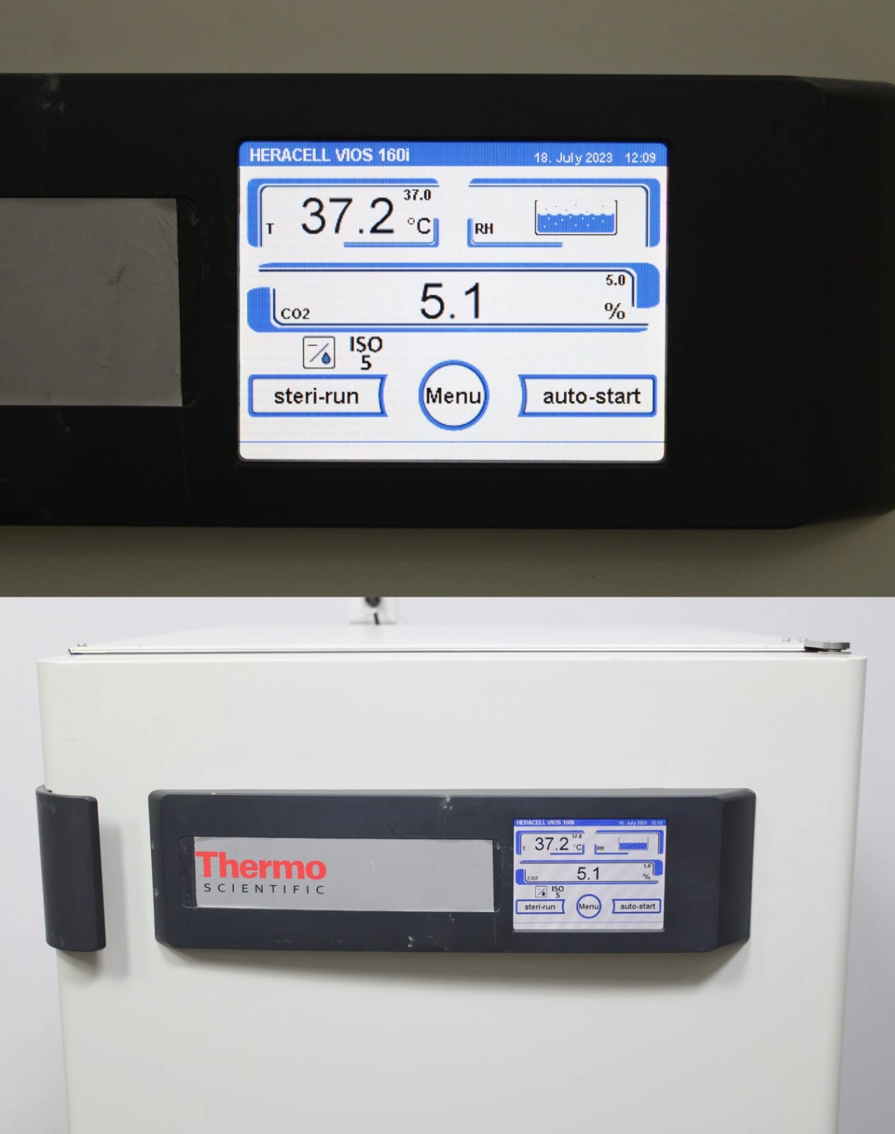 Thermo Scientific HERAcell vios 160i Copper Lined CO2 Incubator with 3 Shelves