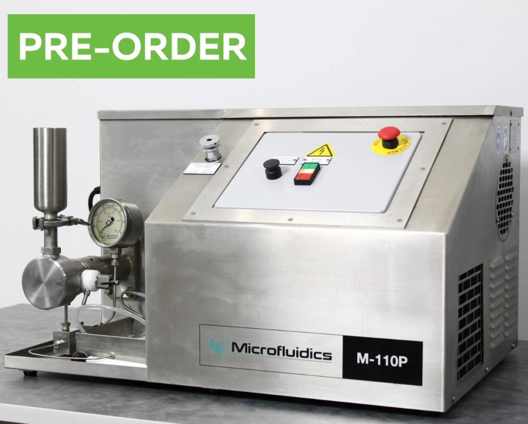 Microfluidics M-110P Electric Benchtop Microfluidizer Homogenizer with Warranty