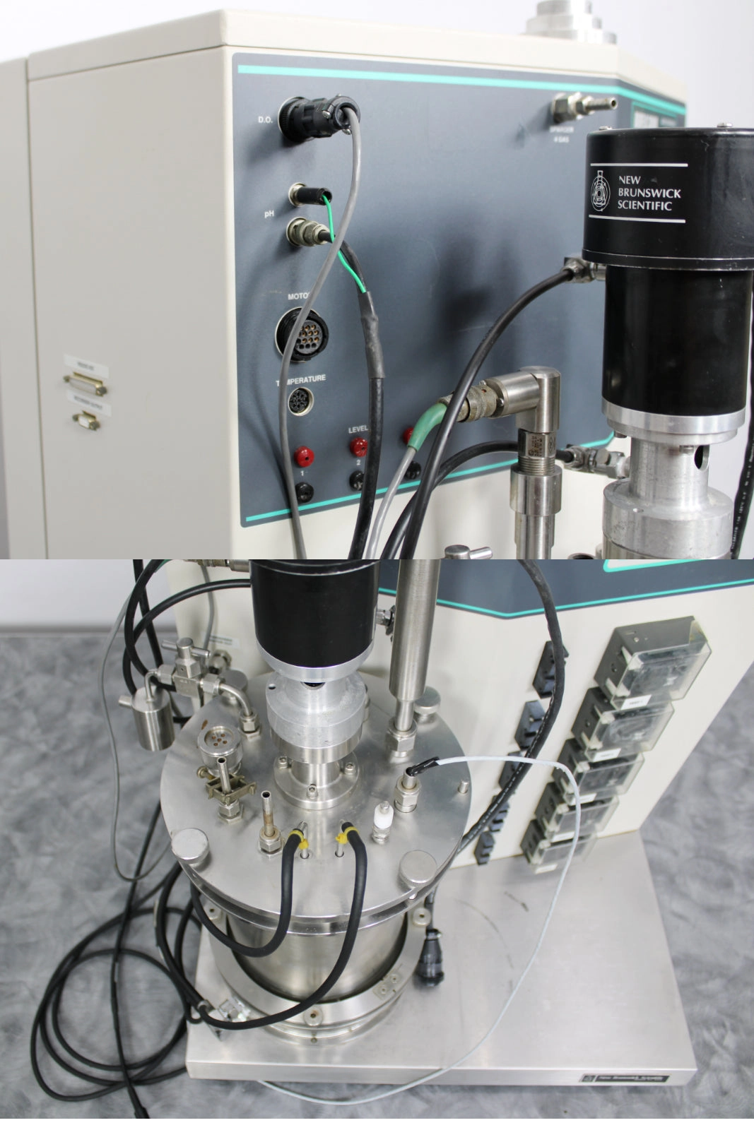 New Brunswick BioFlo 3000 Bioreactor w 5L Stainless Steel Vessel Temp