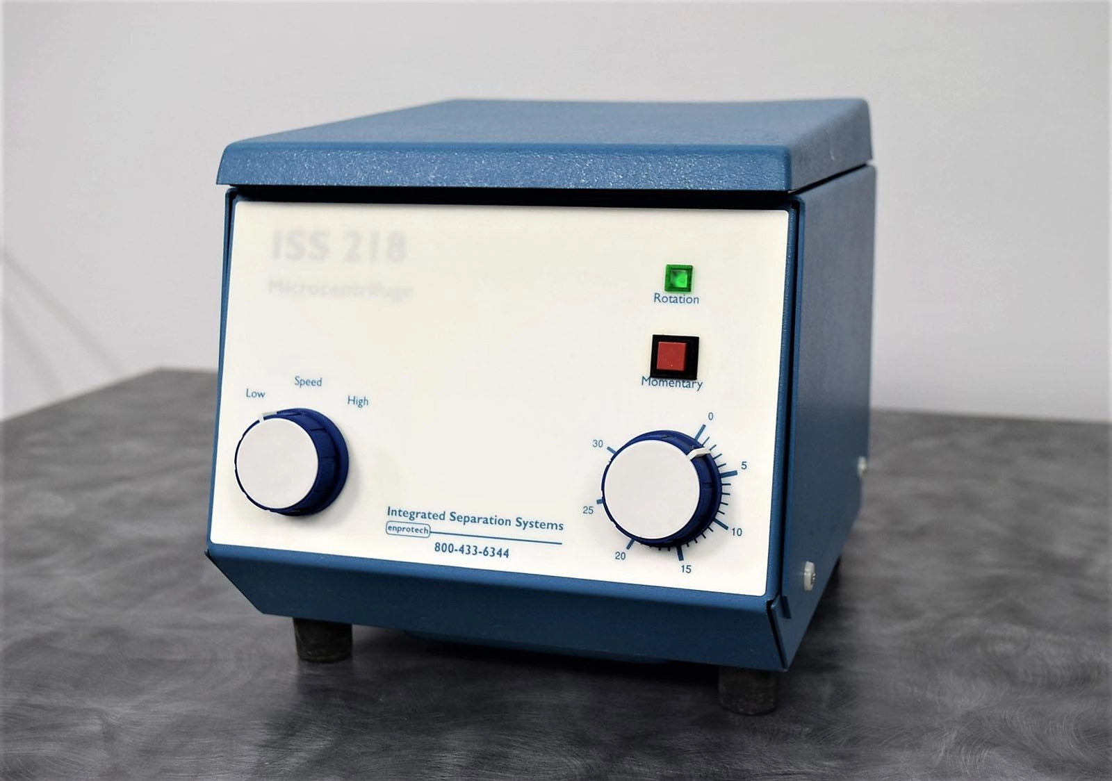 Integrated Separation Systems ISS218 Enprotech Microcentrifuge w/ Rotor 18x3mL