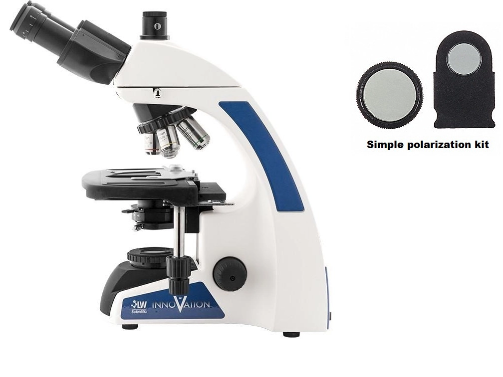 LW Innovation Infinity Polarizing Trinocular Microscope