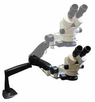 LW Z4 Stereo Zoom Microscope on flex-arm