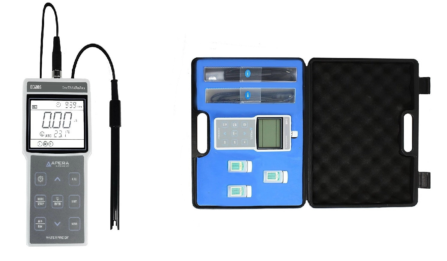 Apera PC400S Digital Portable pH-Conductivity-TDS Meter