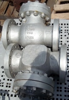 NEWAY 6" 600 FLANGED RAISED FACE CHECK VALVE WCB (WELD ABLE CARBON BODY) B7953
