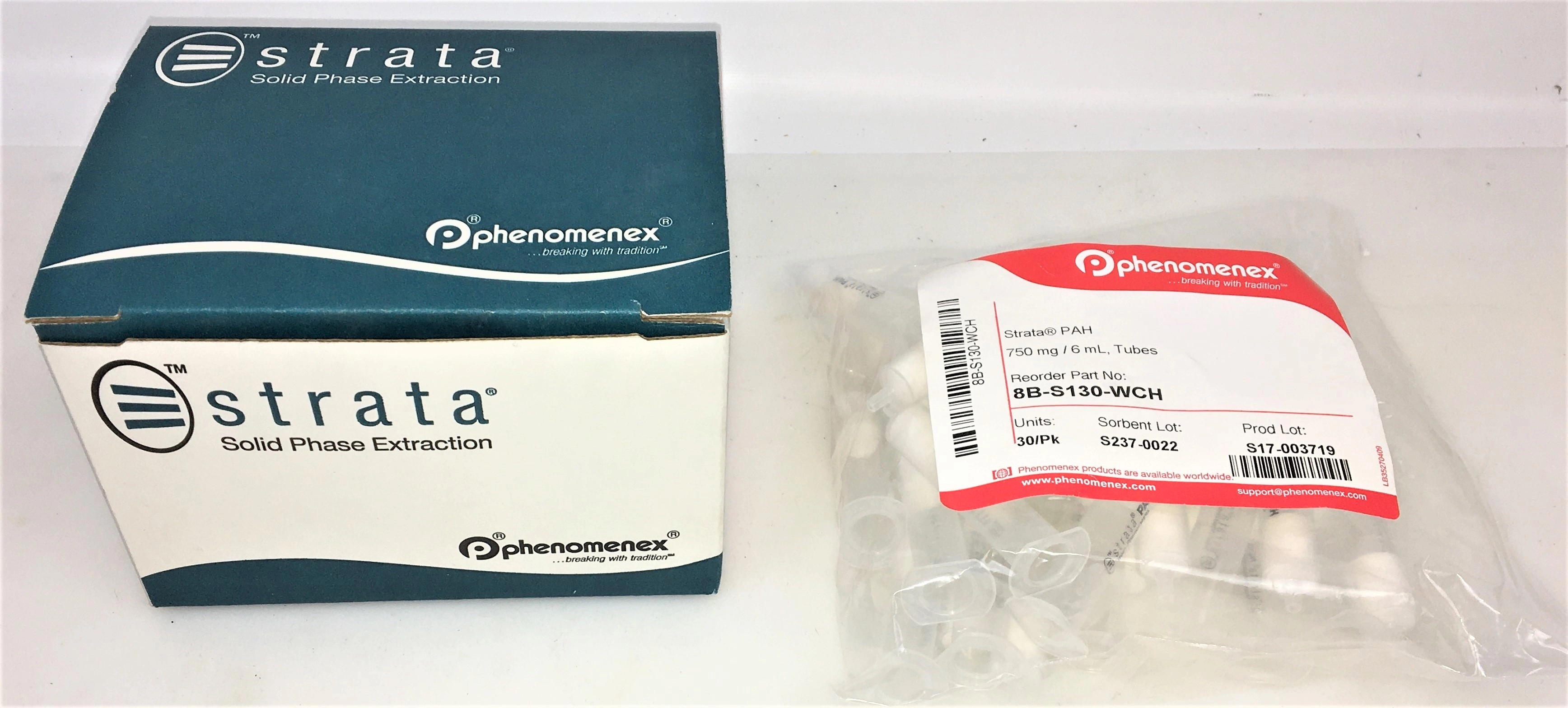 Phenomenex Strata PAH (8B-S130-WCH) Specialty SPE Sorbent (30/Pack)