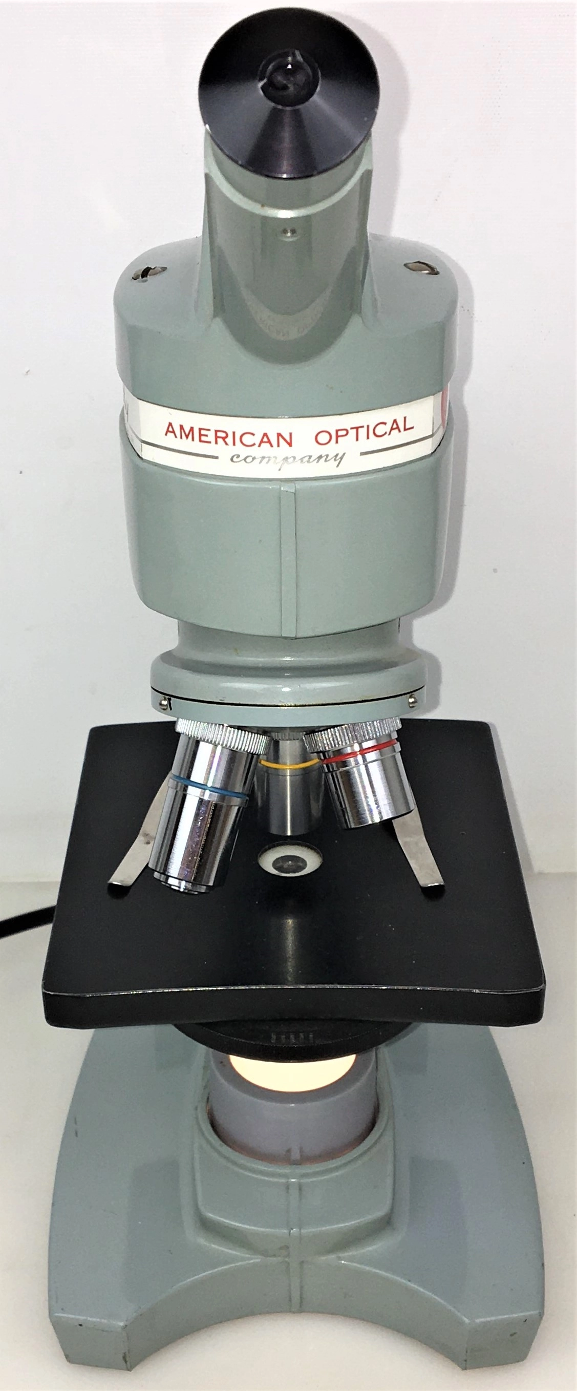 American Optical Spencer Sixty Monocular Microscope (40X to 400X)