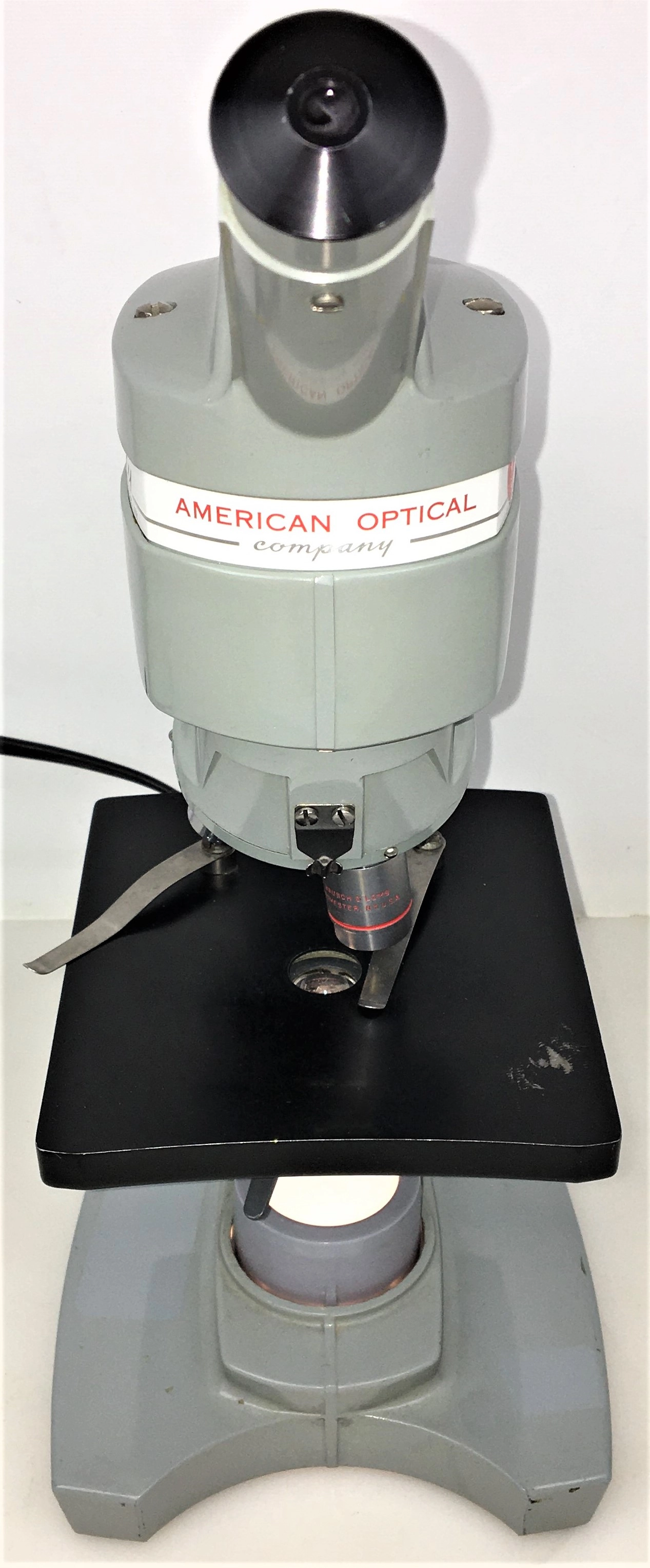 American Optical Spencer Sixty Monocular Microscope - 100X to 970X