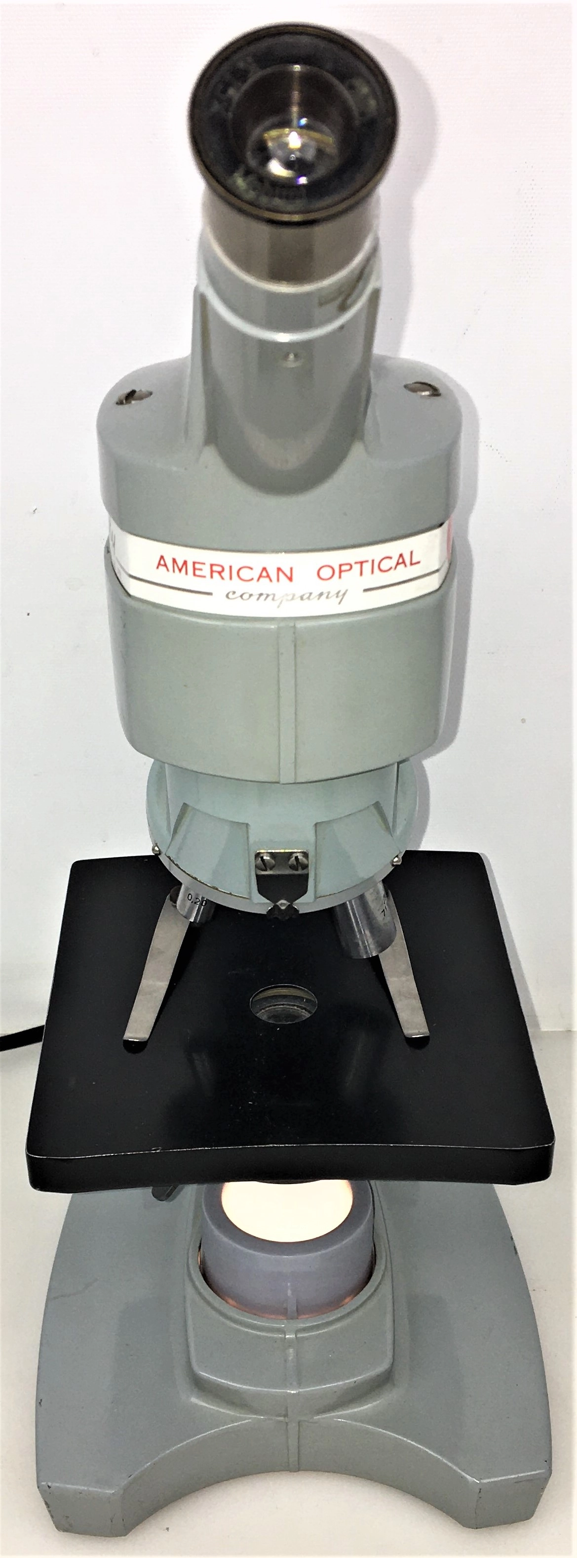 American Optical Spencer Sixty Monocular Microscope (120X to 320X)