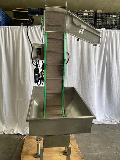 Cap Elevator with Stainless Steel Hopper